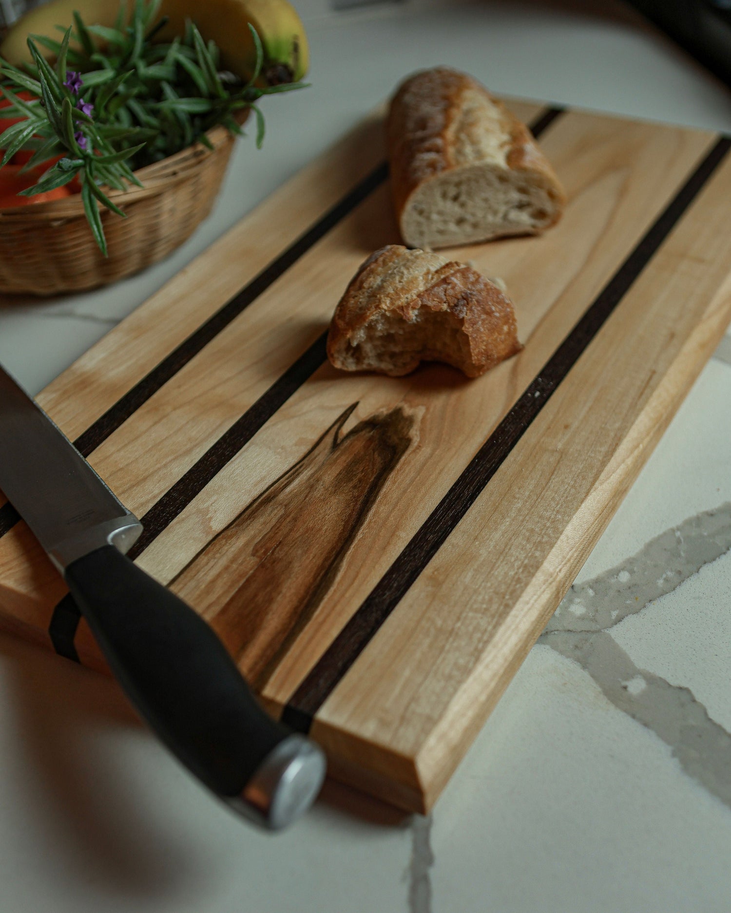 Maple and Walnut Cutting board