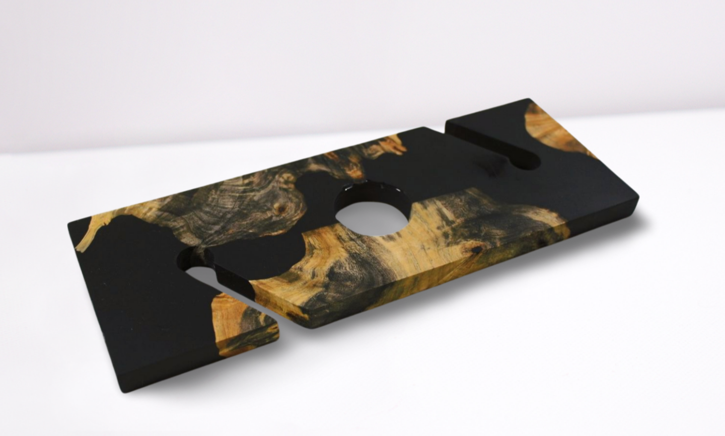 Buckeye Burl Wine Caddies