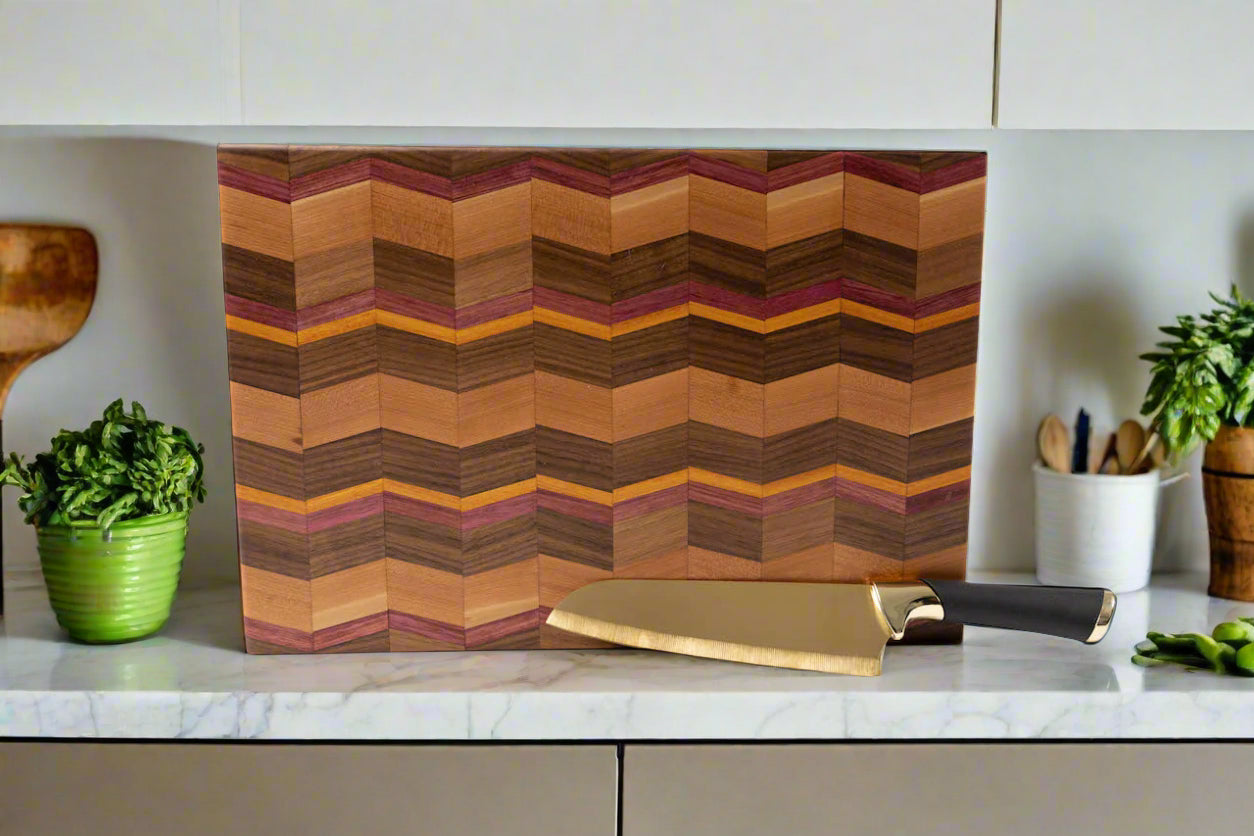 Chevron Cutting Board